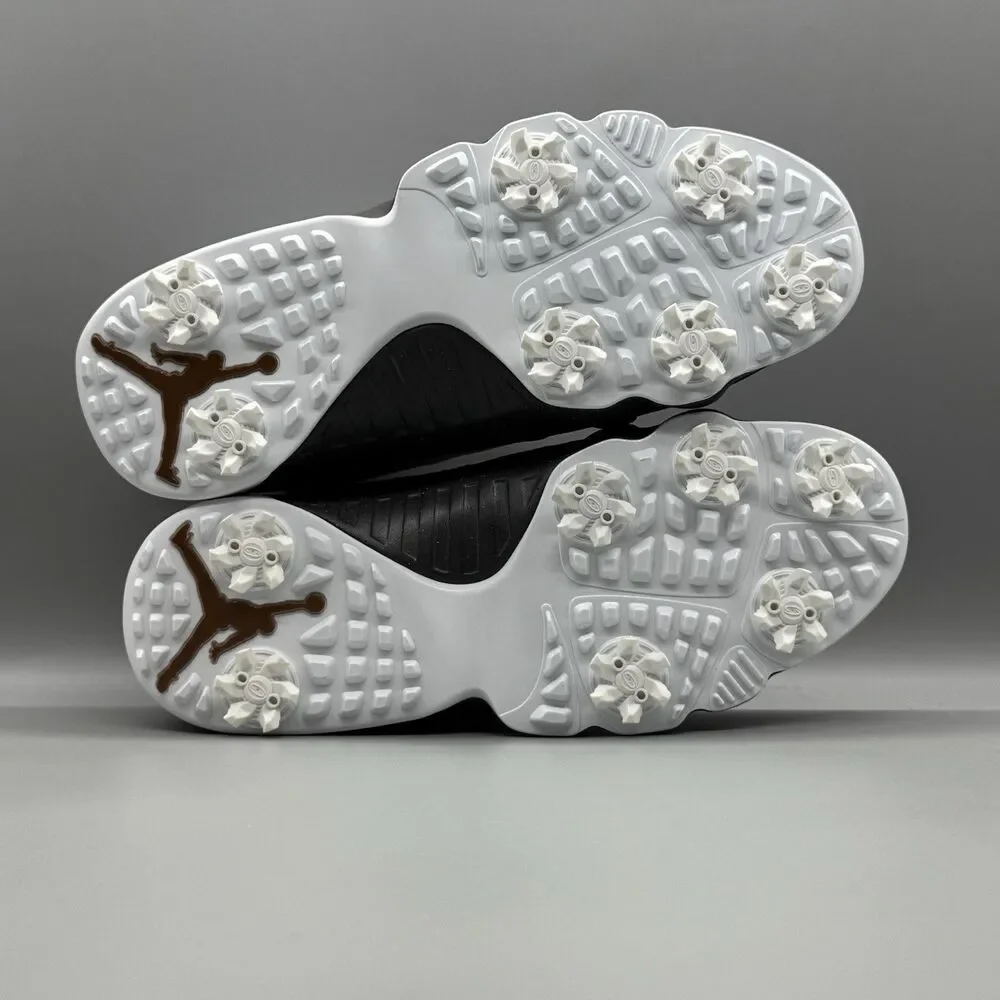Nike Air Jordan 9 Golf Low US Open Size 7.5 Men's (FN6931-100) White Grey NEW